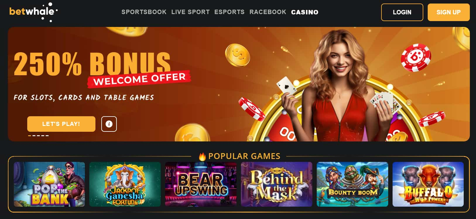 BetWhale Casino review